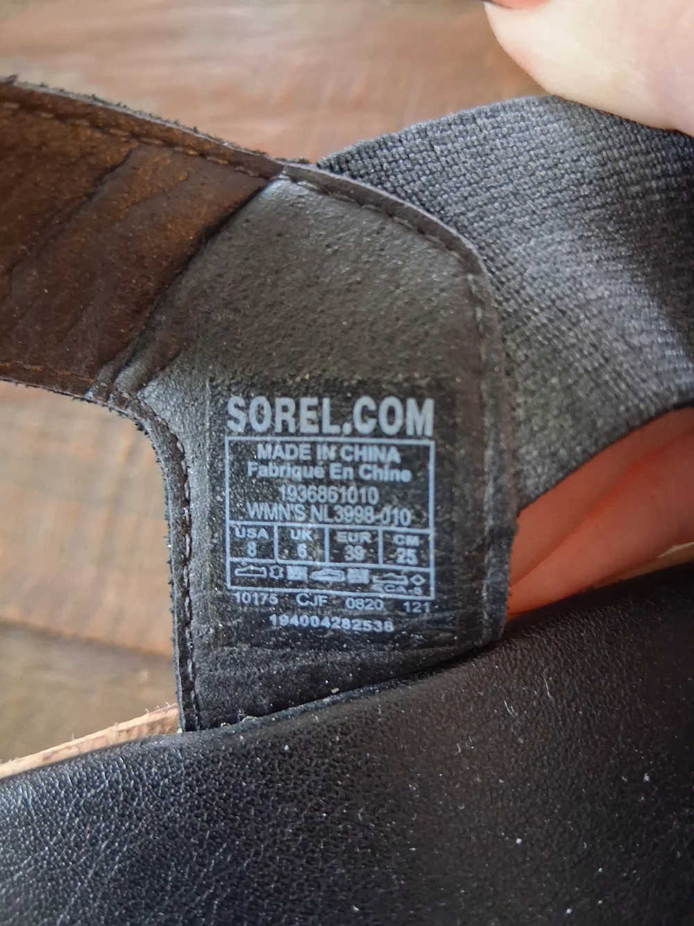 Sorel Cameron Platform Slingback Sandals In Black. Womans Size 8